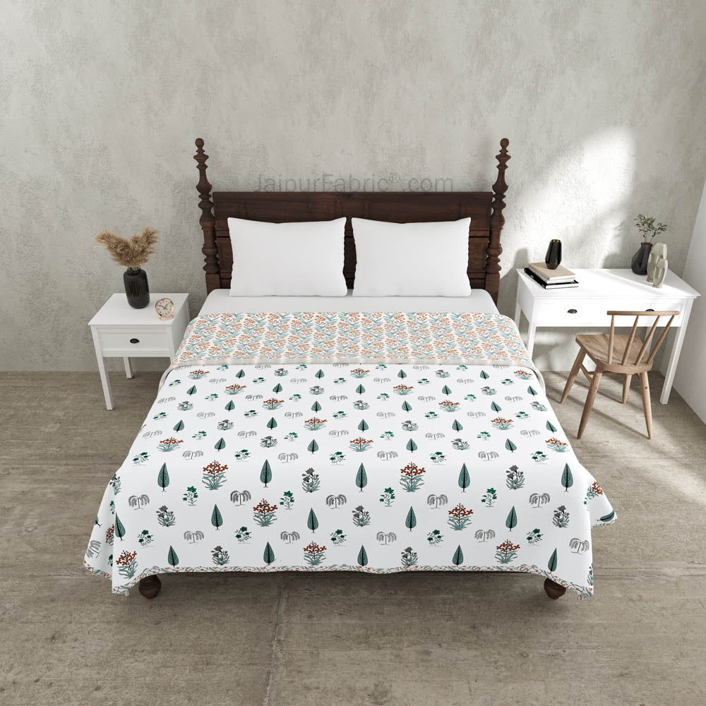 Green Pacific Pure Cotton Double Bed Dohar